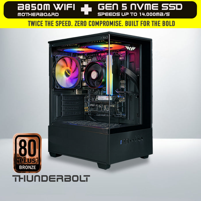 RYZEN 7 8700G | GEN.5 High Speed Home & Office PC