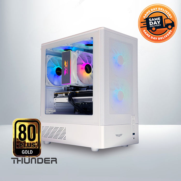 RYZEN 5 8400F + RTX 5060 (DEEPFREEZE DUPLEX 2) - SAME DAY DELIVERY