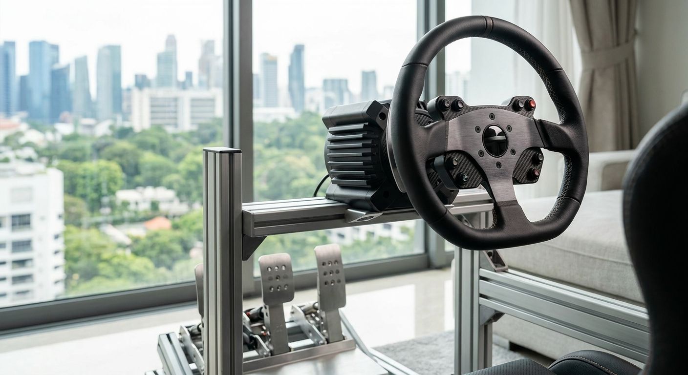 Best racing wheel and pedal set for sim racing in Singapore