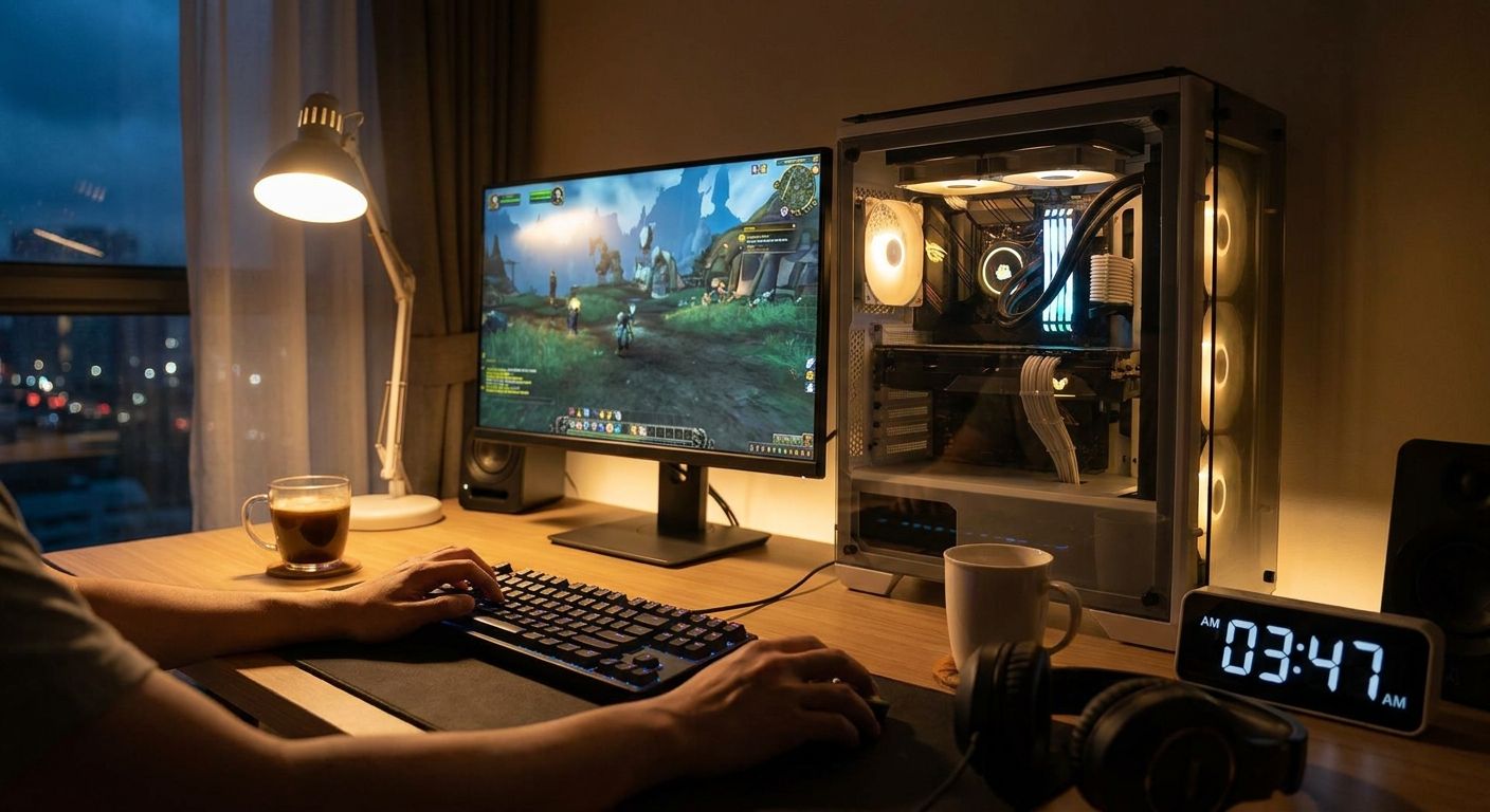 Gaming PC for shift workers and night owl gamers