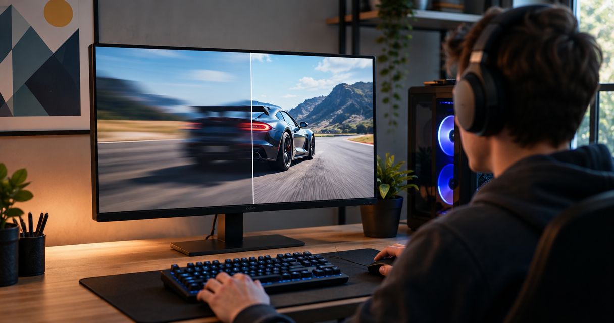 How to reduce monitor motion blur for gaming