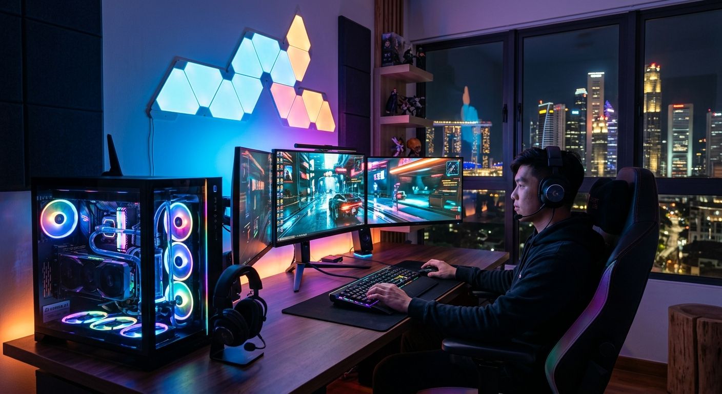 Best LED strip lighting for a gaming room in Singapore
