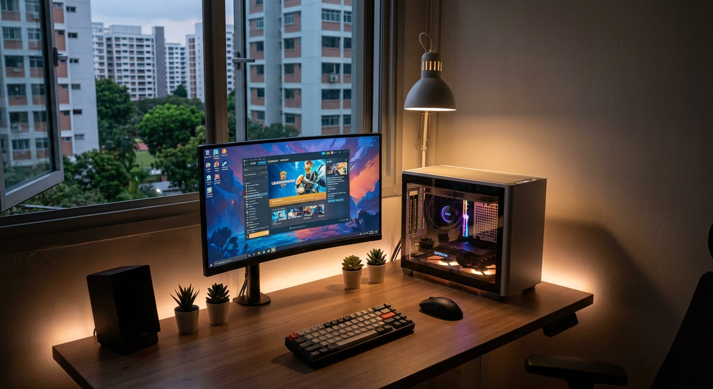 Gaming PC for small HDB rooms and tight spaces