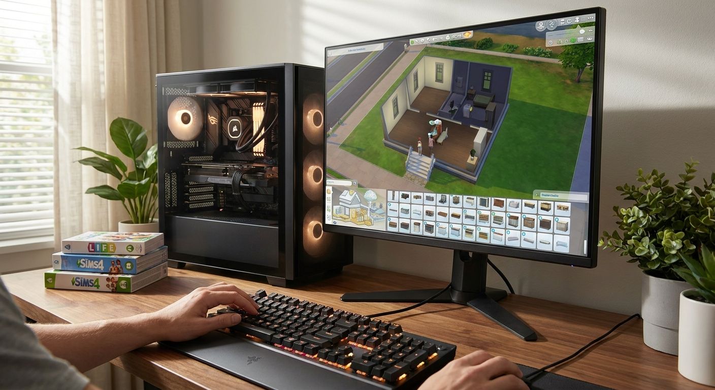 Gaming PC for The Sims 4 and life simulation games