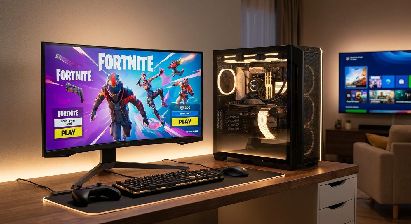 Gaming PC for Fortnite and cross-platform play
