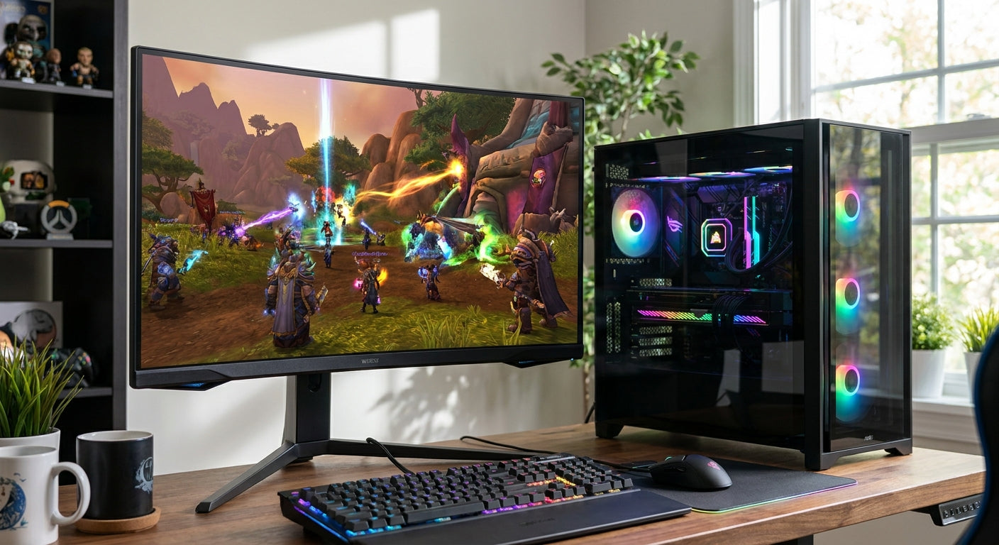 Gaming PC for World of Warcraft and MMORPG raiding