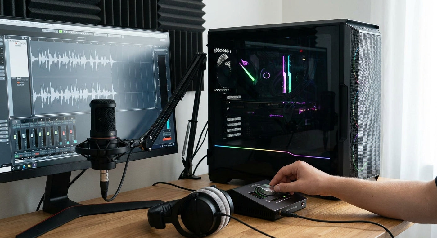 Gaming PC for podcasting and voiceover recording