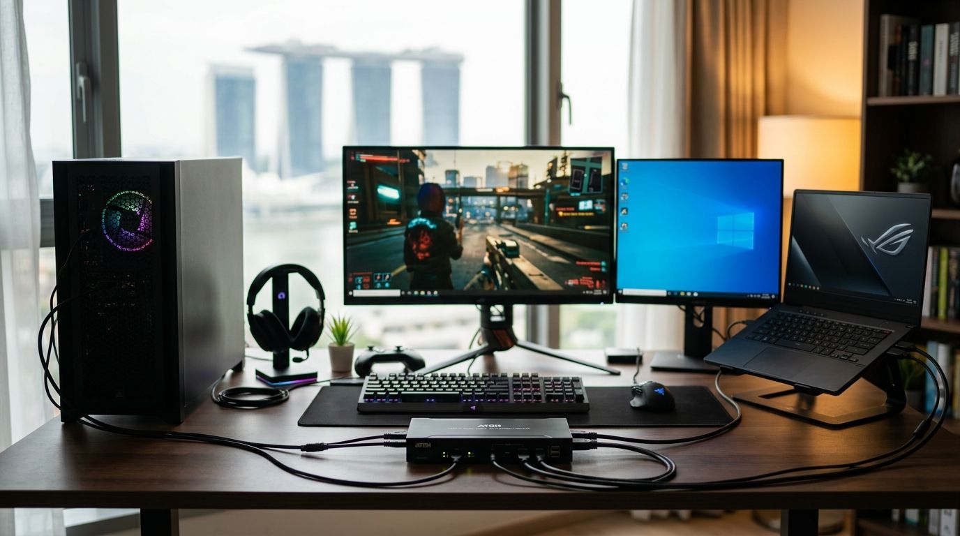 Best KVM switch for multi-PC gaming setups in Singapore