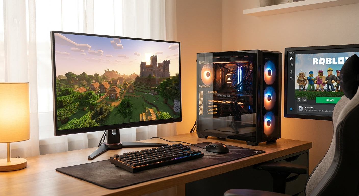 Gaming PC for Minecraft and Roblox