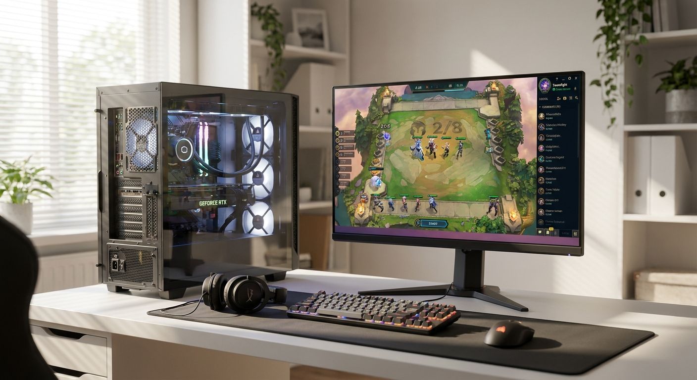 Gaming PC for Teamfight Tactics and auto battler games