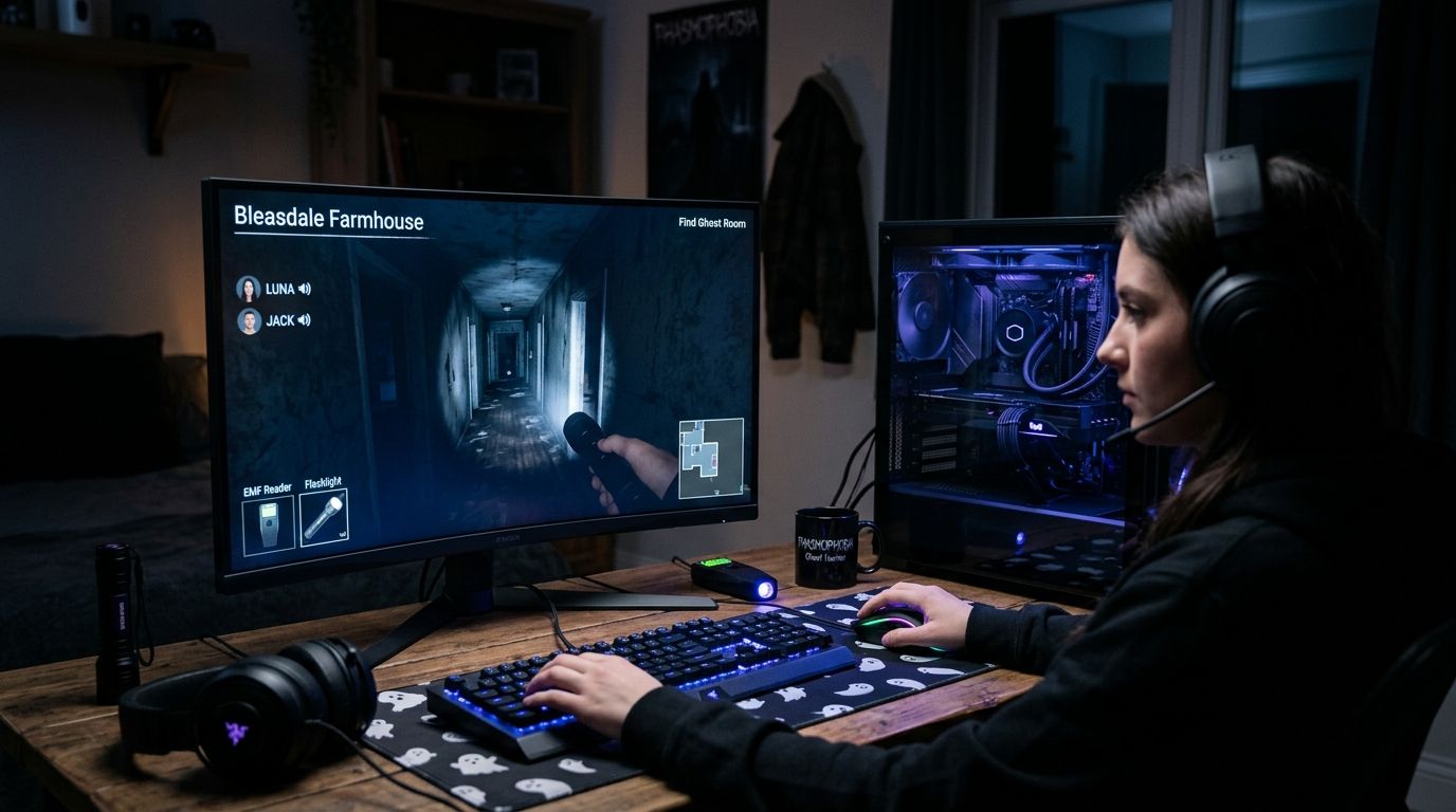 Gaming PC for Phasmophobia and co-op ghost hunting horror