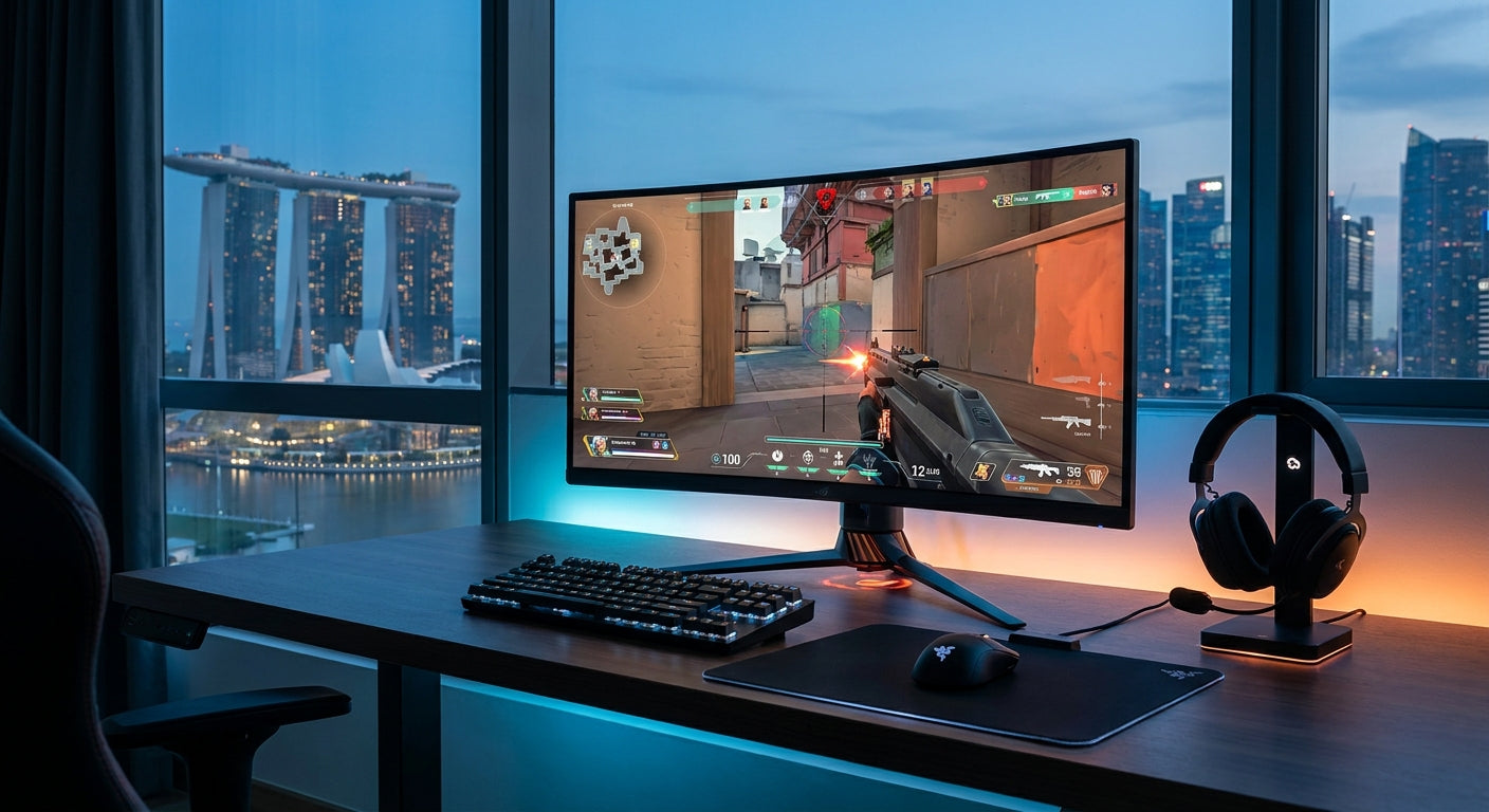 Gaming monitor for competitive FPS games