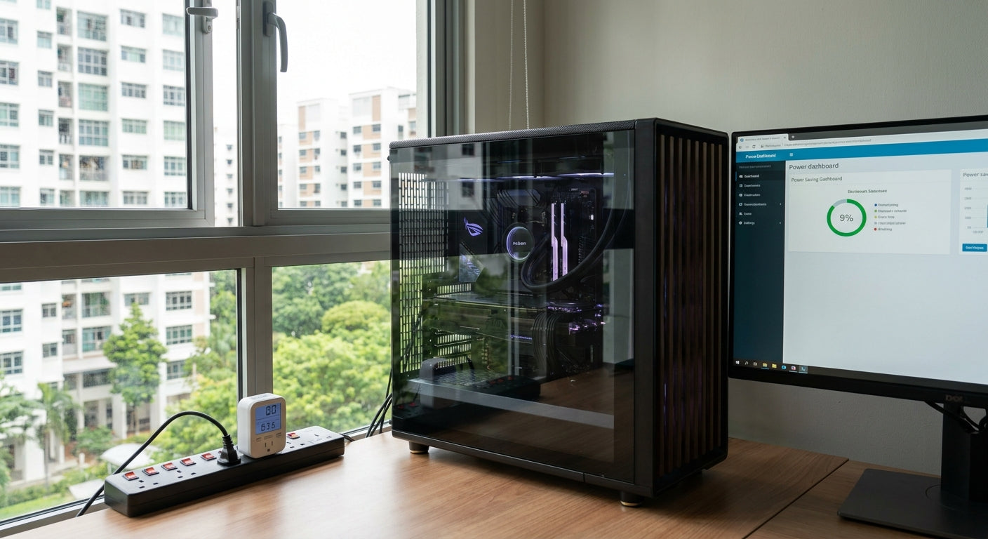 How to lower gaming PC electricity costs in an HDB flat
