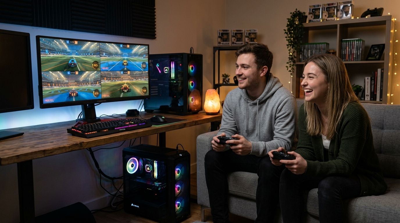 How to set up split-screen multiplayer on a gaming PC