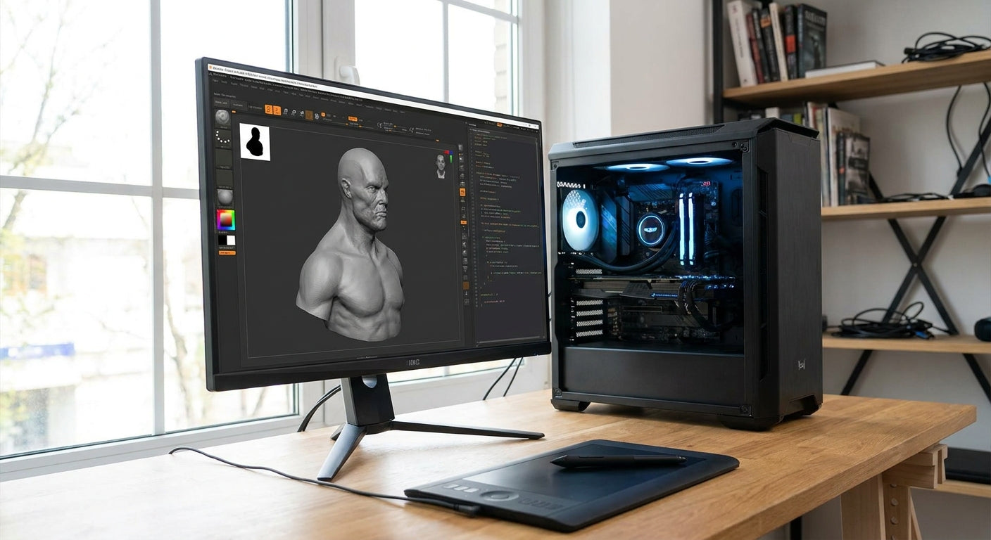 Gaming PC for game modding and custom texture creation