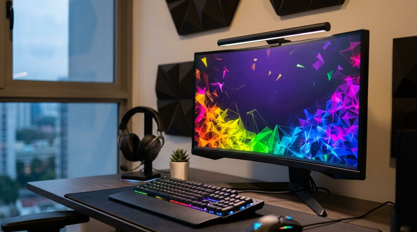 Best monitor light bar for gaming setups in Singapore