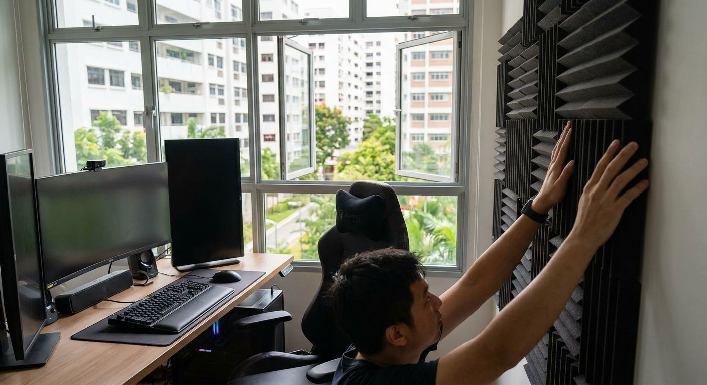 How to soundproof a gaming room in an HDB flat