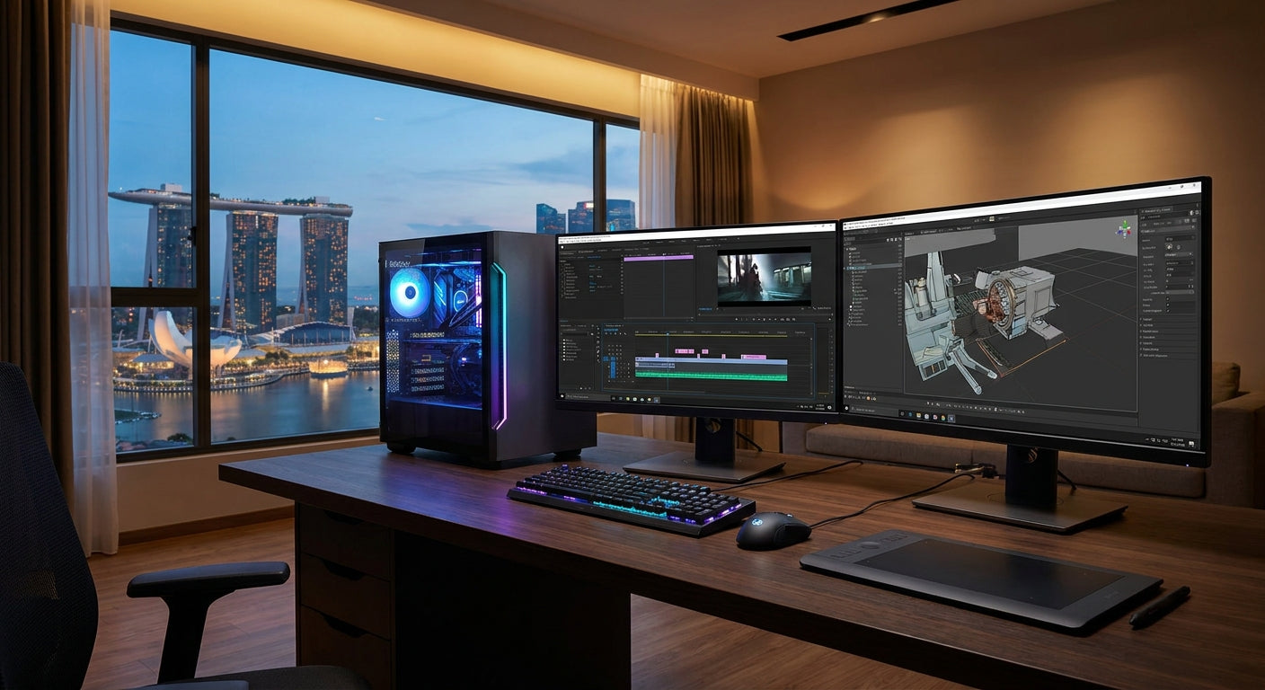 Gaming PC for video editing and 3D rendering