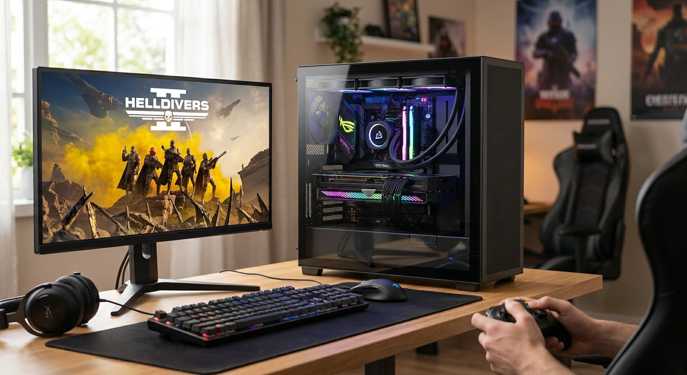 Gaming PC for Helldivers 2 and co-op shooter games