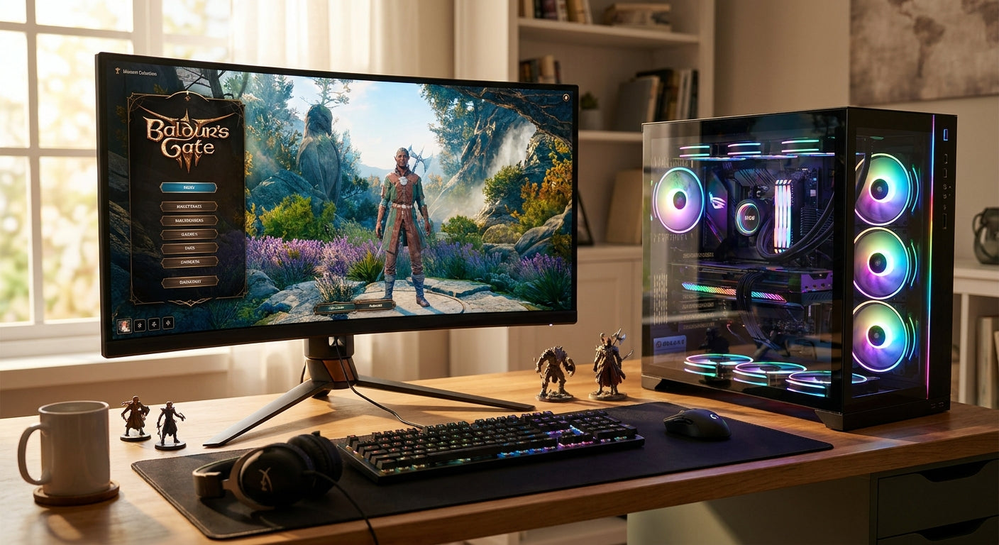Gaming PC for Baldur's Gate 3 and turn-based RPGs