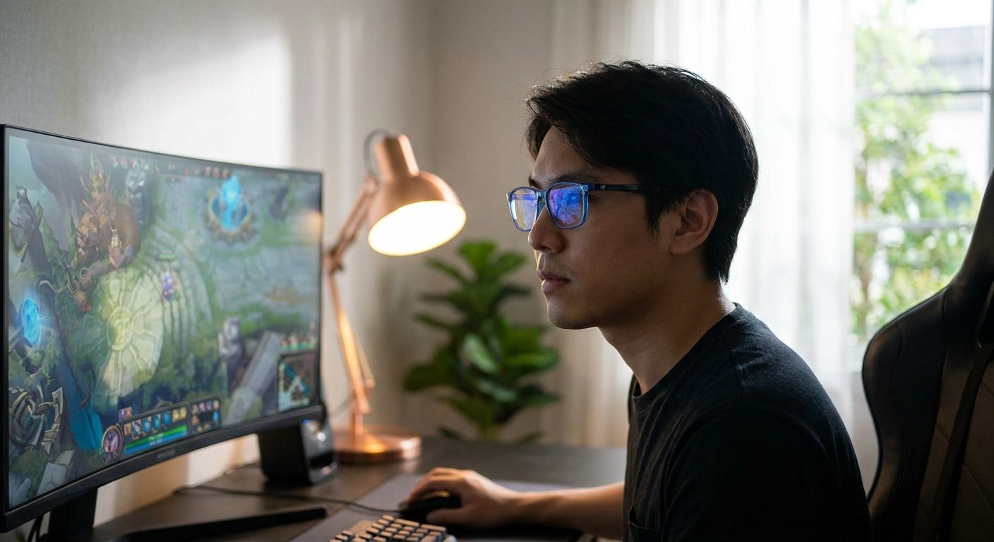 How to reduce glare and eye strain during long gaming sessions
