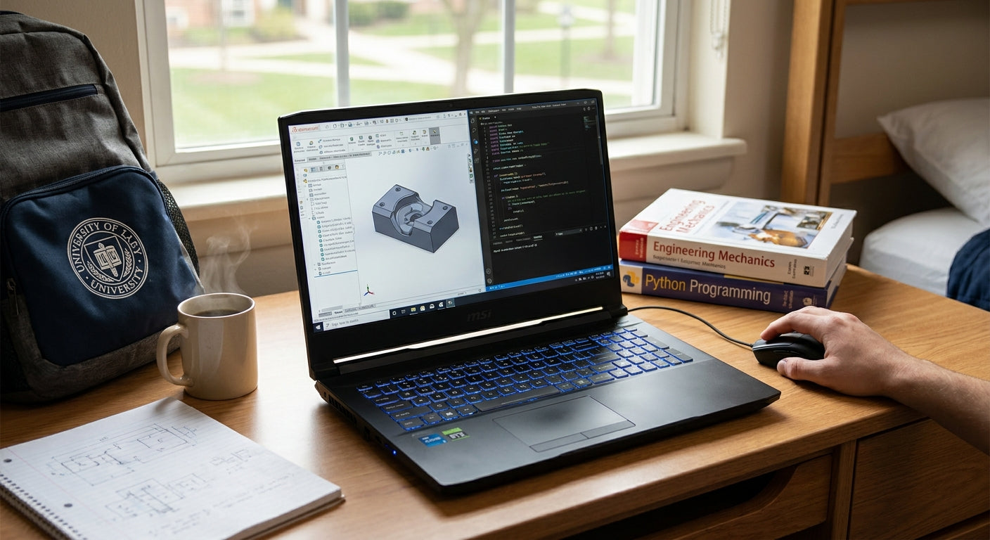 Gaming laptop for polytechnic engineering and IT diploma students