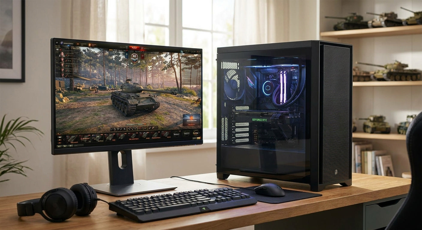 Gaming PC for World of Tanks and vehicle combat games