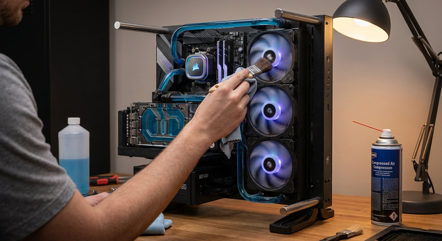 How to maintain a liquid-cooled gaming PC