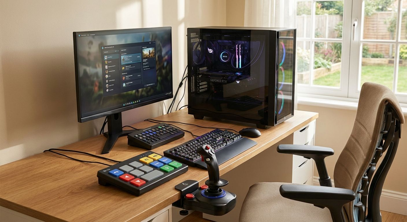 Gaming PC for adaptive controllers and accessibility needs