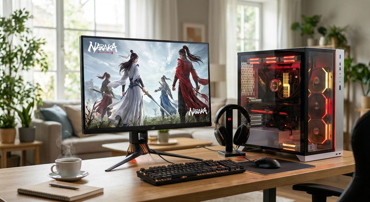 Gaming PC for Naraka Bladepoint and melee battle royale