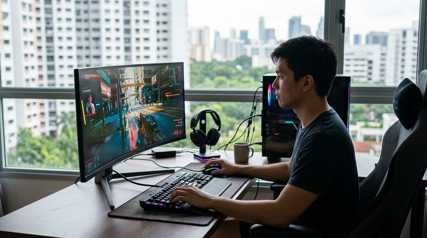 How to choose gaming monitor resolution in Singapore