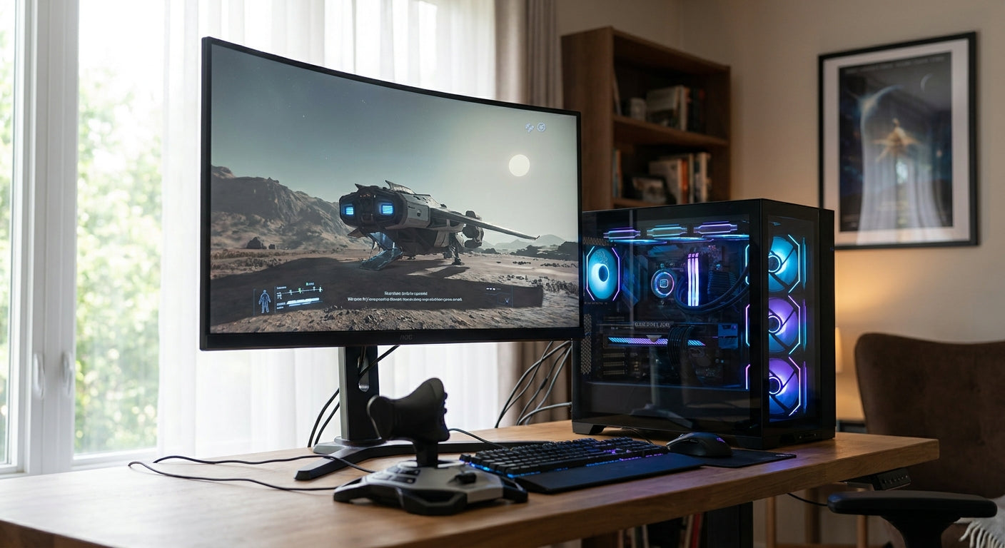 Gaming PC for Star Citizen and space simulation games