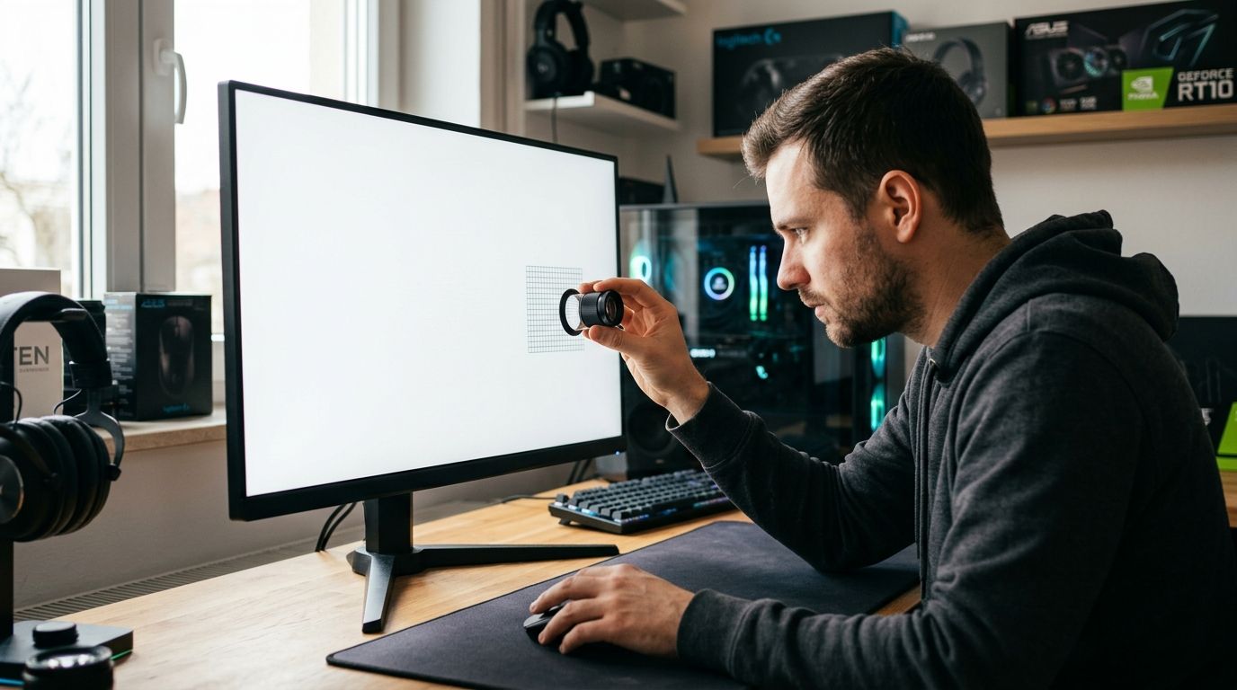 How to test a gaming monitor for dead pixels before buying