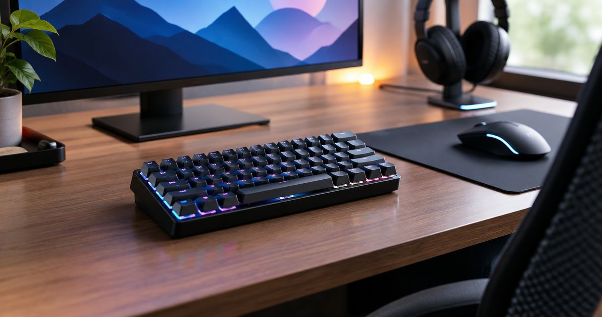 Best 60% compact mechanical keyboard for gaming setups