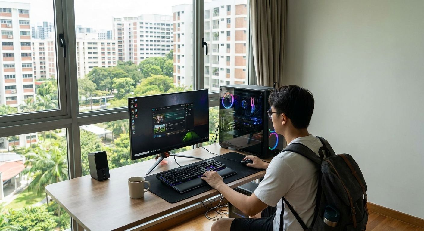 Gaming PC for expats setting up home in Singapore