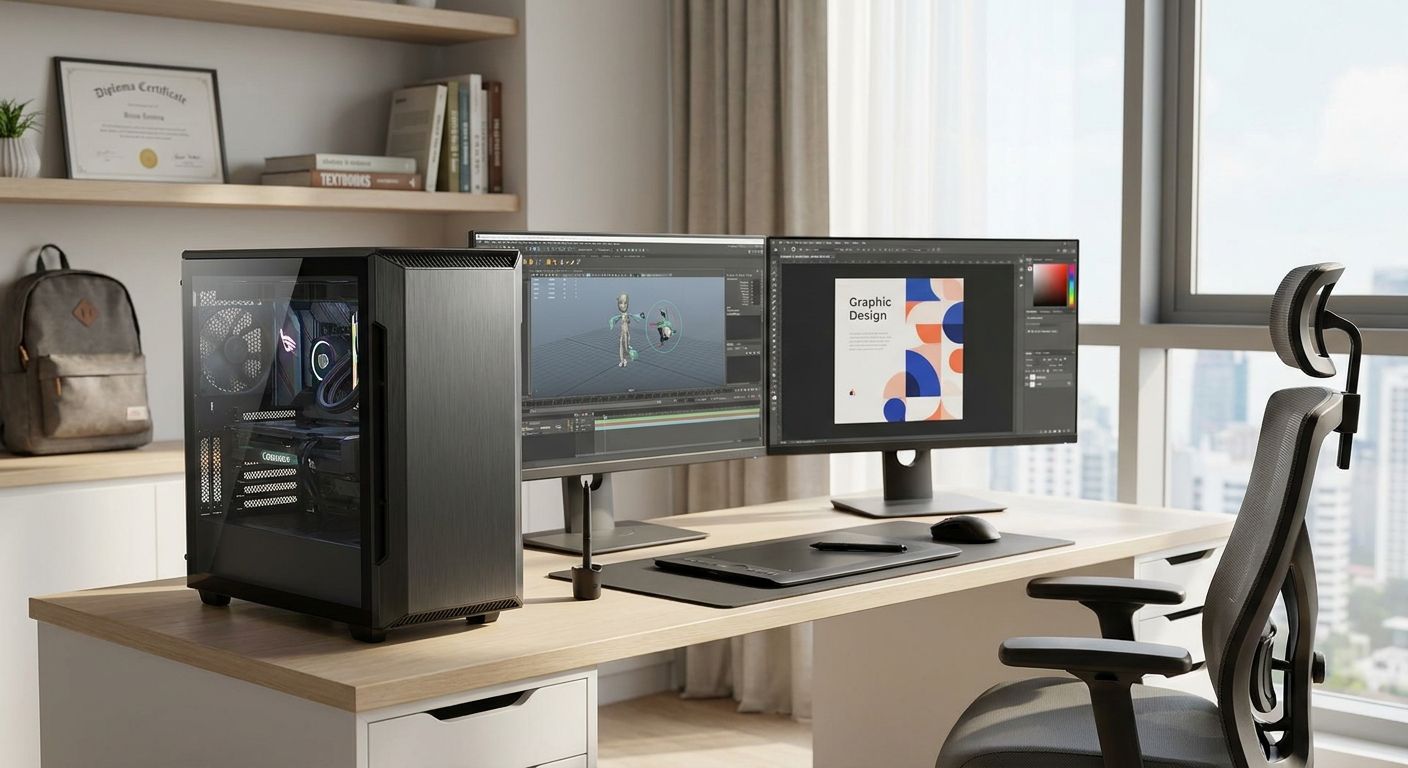 Gaming PC for multimedia and animation diploma students