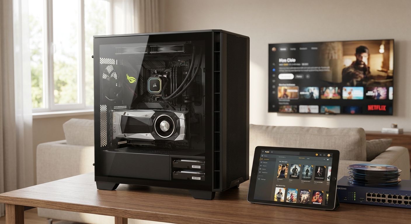Gaming PC for home Plex media server hosting