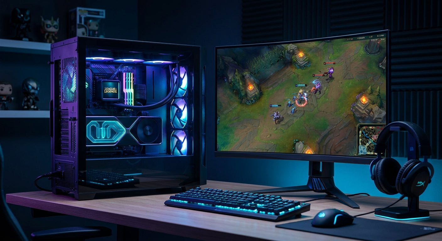 Gaming PC for League of Legends and MOBA esports