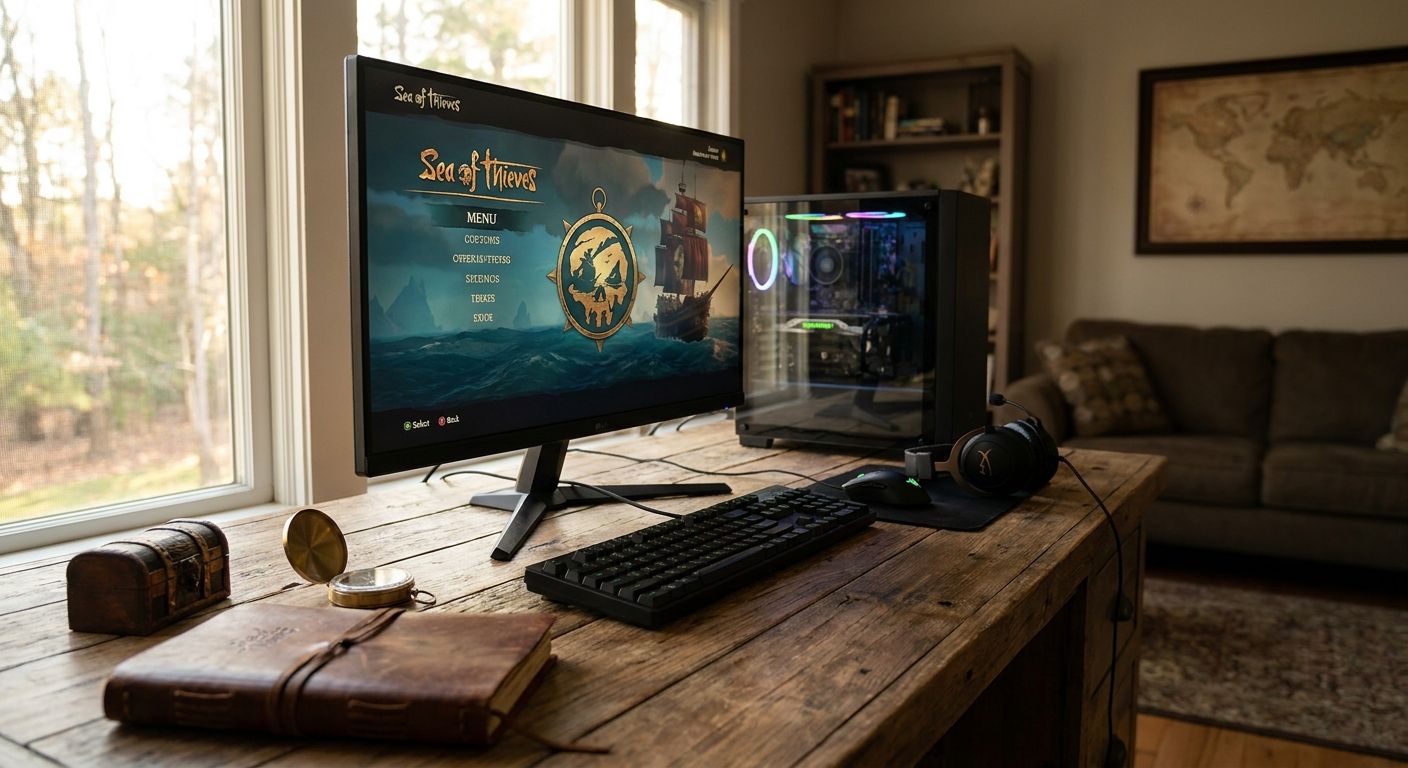 Gaming PC for Sea of Thieves and pirate co-op adventure