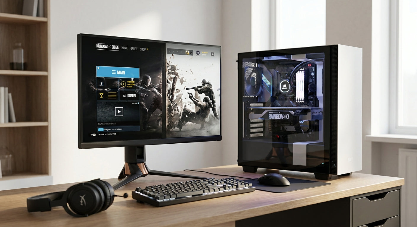 Gaming PC for Rainbow Six Siege and tactical esports