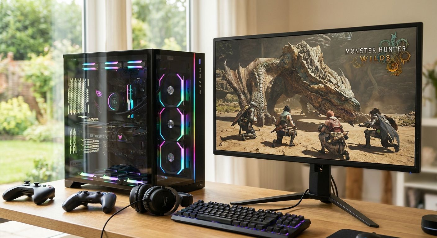 Gaming PC for Monster Hunter Wilds and co-op hunts
