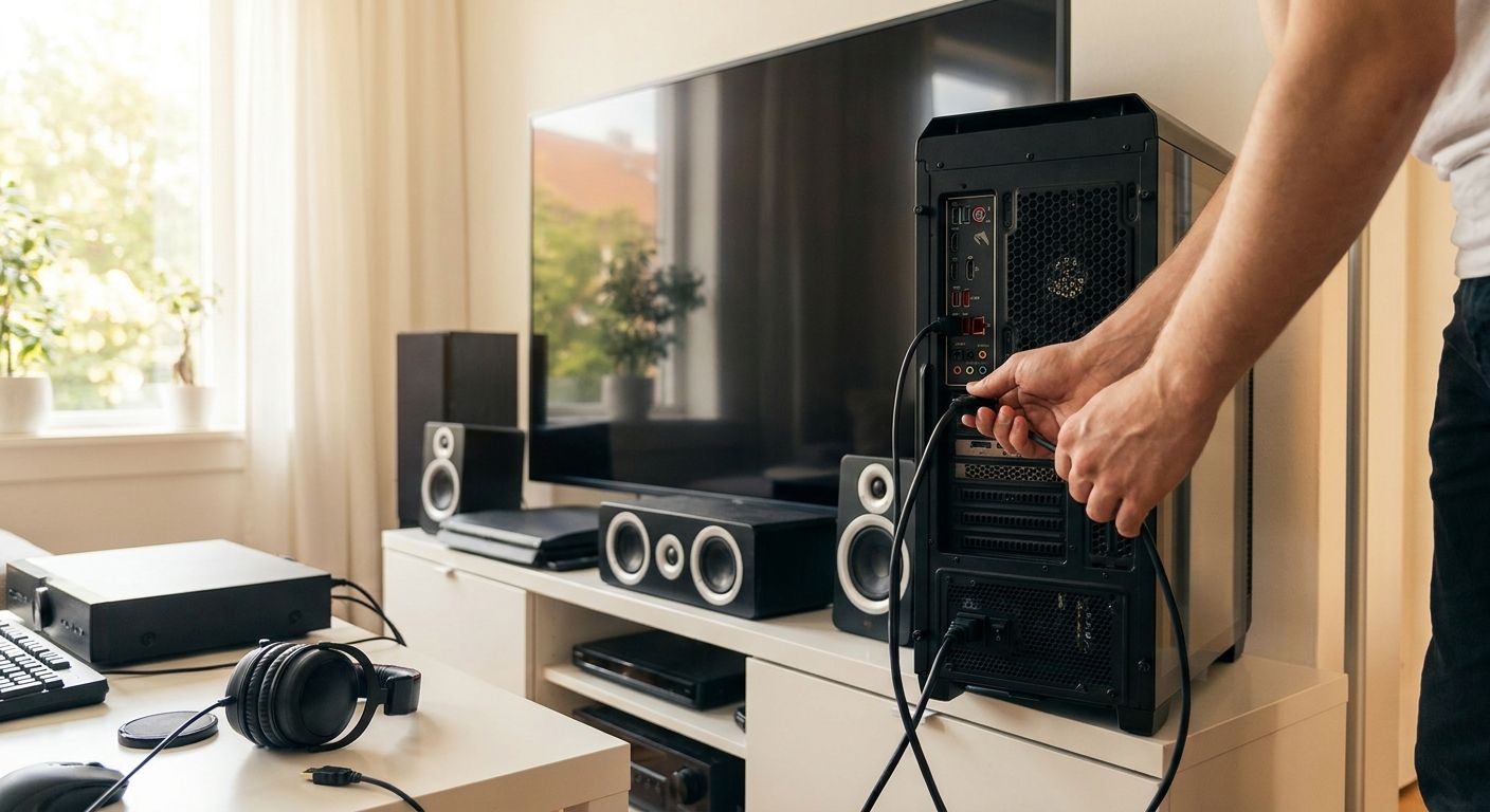 How to set up a gaming PC as a home theatre PC