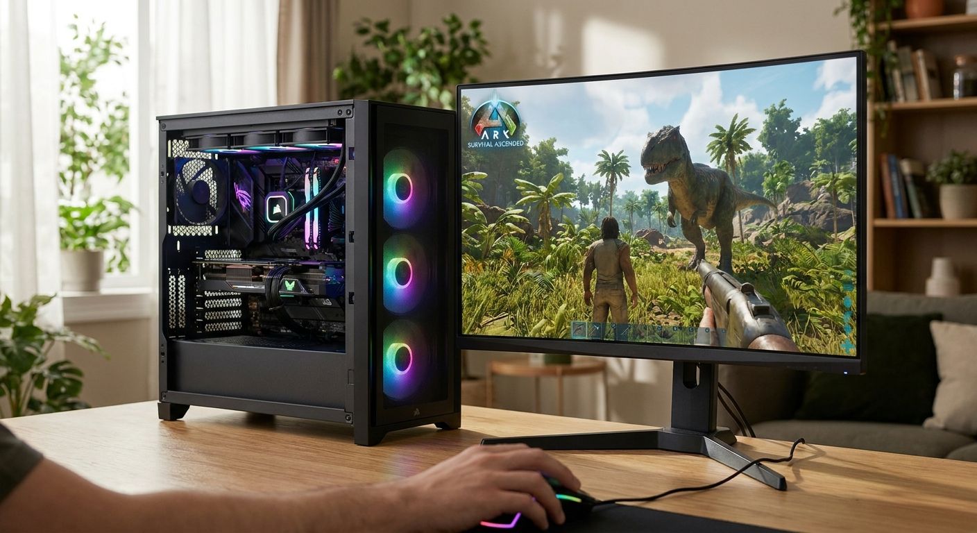 Gaming PC for ARK Survival Ascended and dinosaur taming