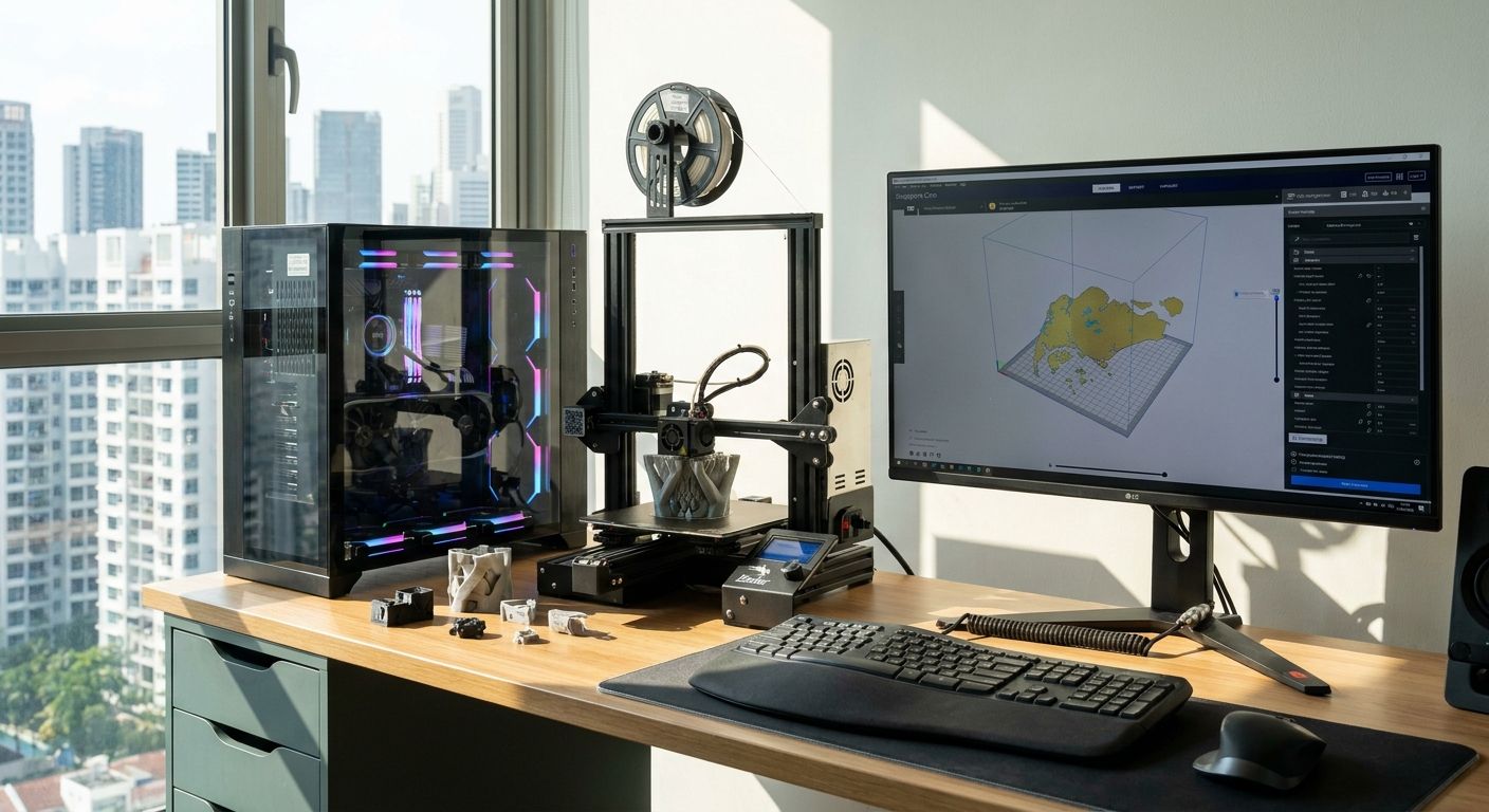 Gaming PC for 3D printing and slicer software in Singapore