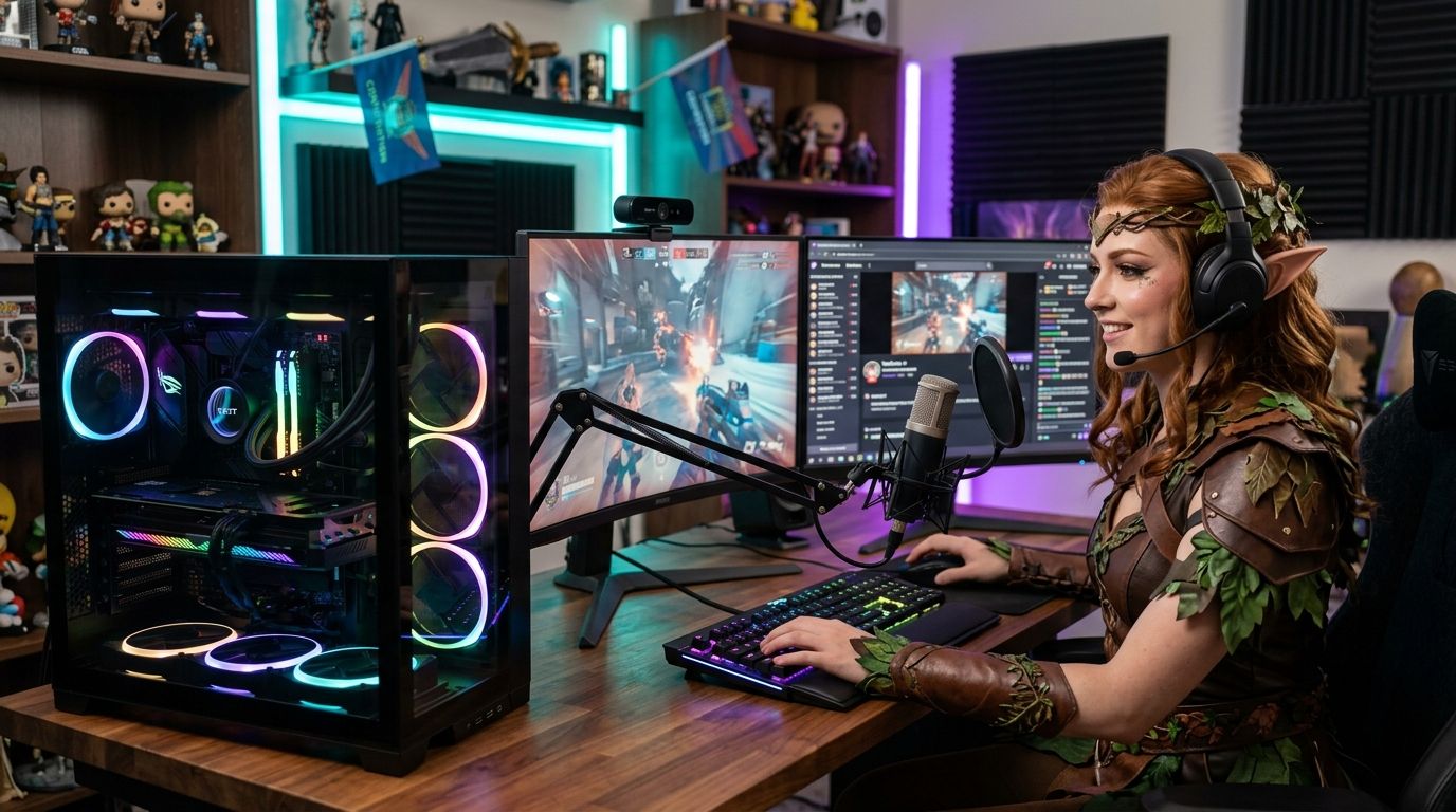 Gaming PC for cosplay livestream and virtual conventions