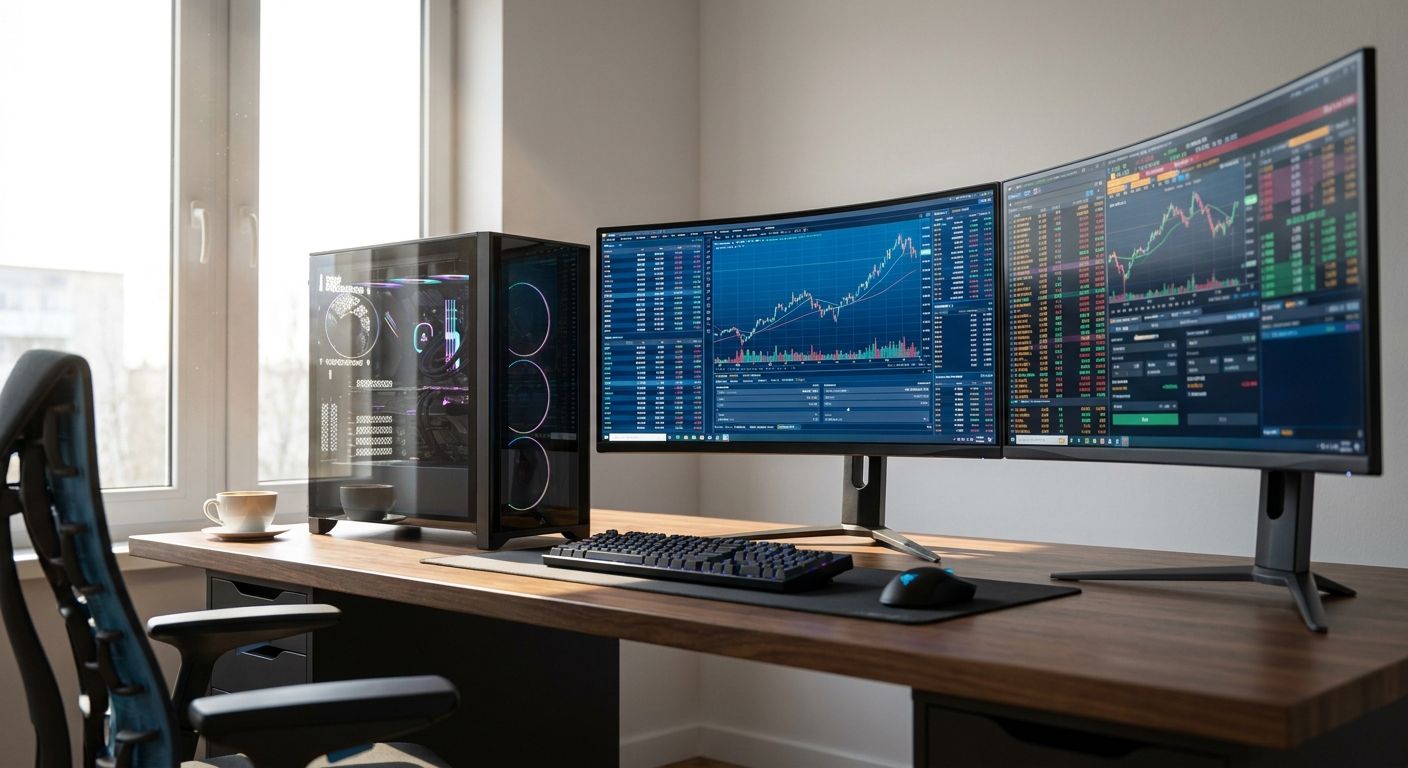 Gaming PC for day trading and multi-monitor stock setups