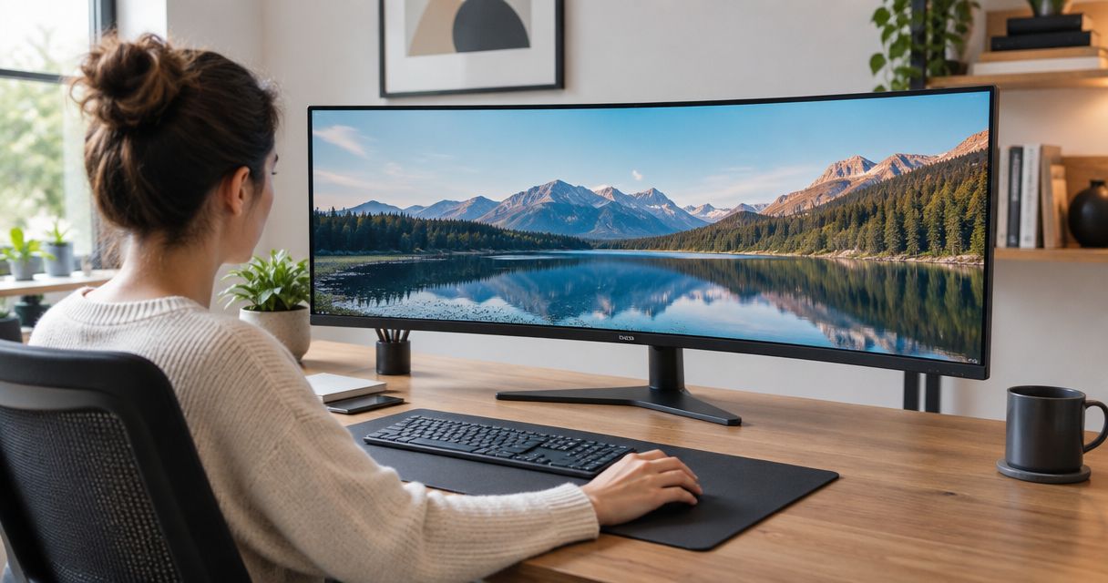 How to set up a 49-inch super ultrawide monitor