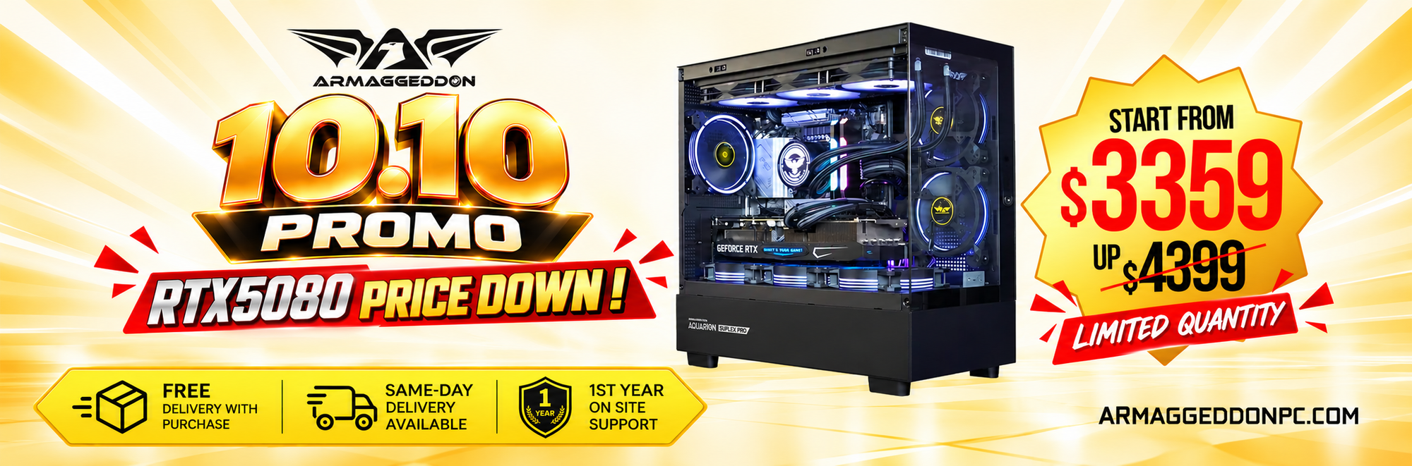 10.10 RTX5080 Price Down Banner