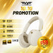 SonicGear Aura Clear 5 Hi-Res LDAC ANC Wireless Headphones Bluetooth 6.0 | 5-Mic ENC, 80H Battery & Gaming Mode (FLASH SALE)