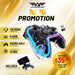 Armaggeddon Morph 7 RGB Nitro Wireless Gaming Controller Bluetooth 5.0, 2.4GHz & Wired, 6-Axis Motion, Phone Clip (FLASH SALE)
